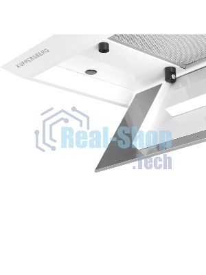 Вытяжка встраиваемая Kuppersberg Intro 70 белый, 70 см, 1000 куб. м/ч, 43 дБ