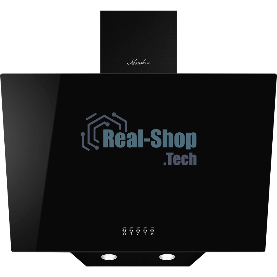 Вытяжка наклонная Monsher Astra 50 Noir черный, 50 см, 1100 куб. м/ч, 53 дБ