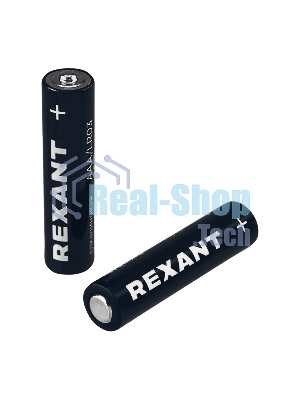 Батарейка алкалиновая Rexant AAA/LR03 мизинчиковая 1,5В блистер 4 шт.