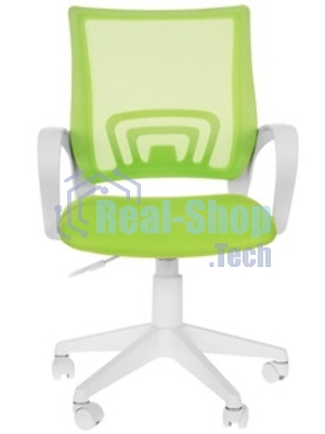 Кресло Бюрократ CH-W695NLT TW-03A TW-18 салатовый, сетка/ткань, 120 кг, механизм качания