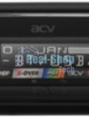 Автомагнитола ACV ADX-903BM, 1 DIN, Bluetooth, USB Type-A, AUX, пульт ДУ