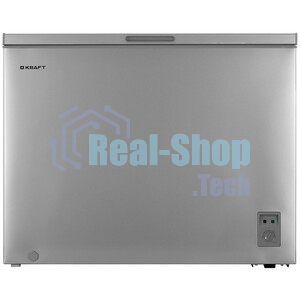 Морозильный ларь Kraft BD (W)-280SRX серебристый, 260л