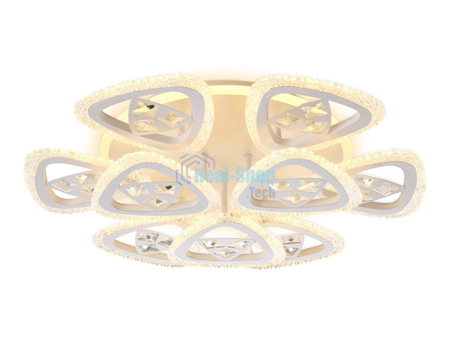 Светильник Ambrella light FA2921 WH белый 138W 600*600*130 (ПДУ РАДИО 2.4)
