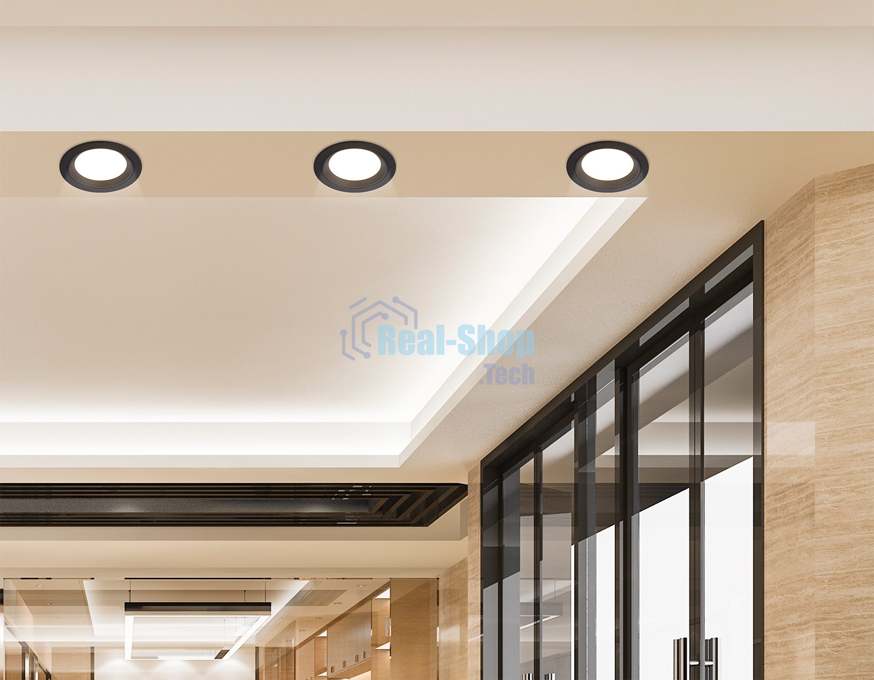 Светильник Ambrella light TN51802 BK черный GX53 max 15W D110*23