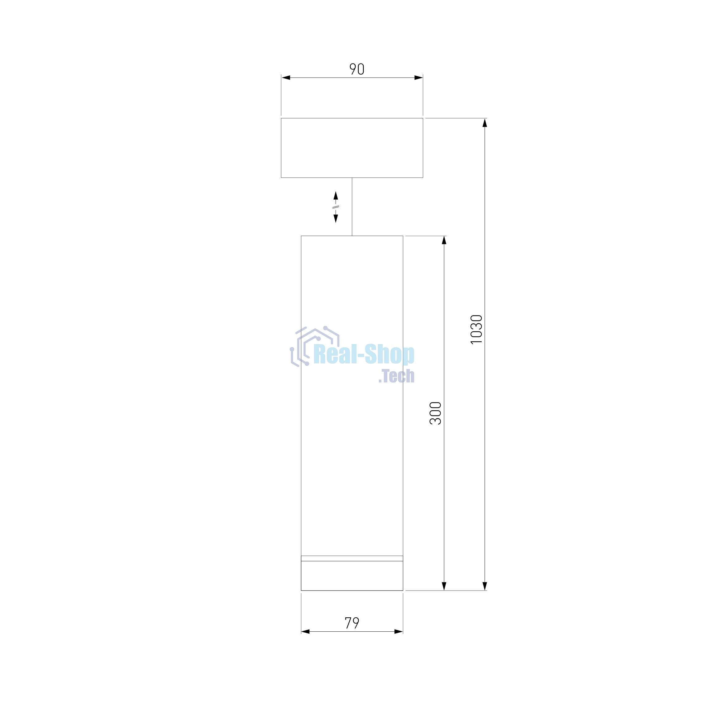 DLR023 12W 4200K / Подвесной светодиодный светильник белый матовый