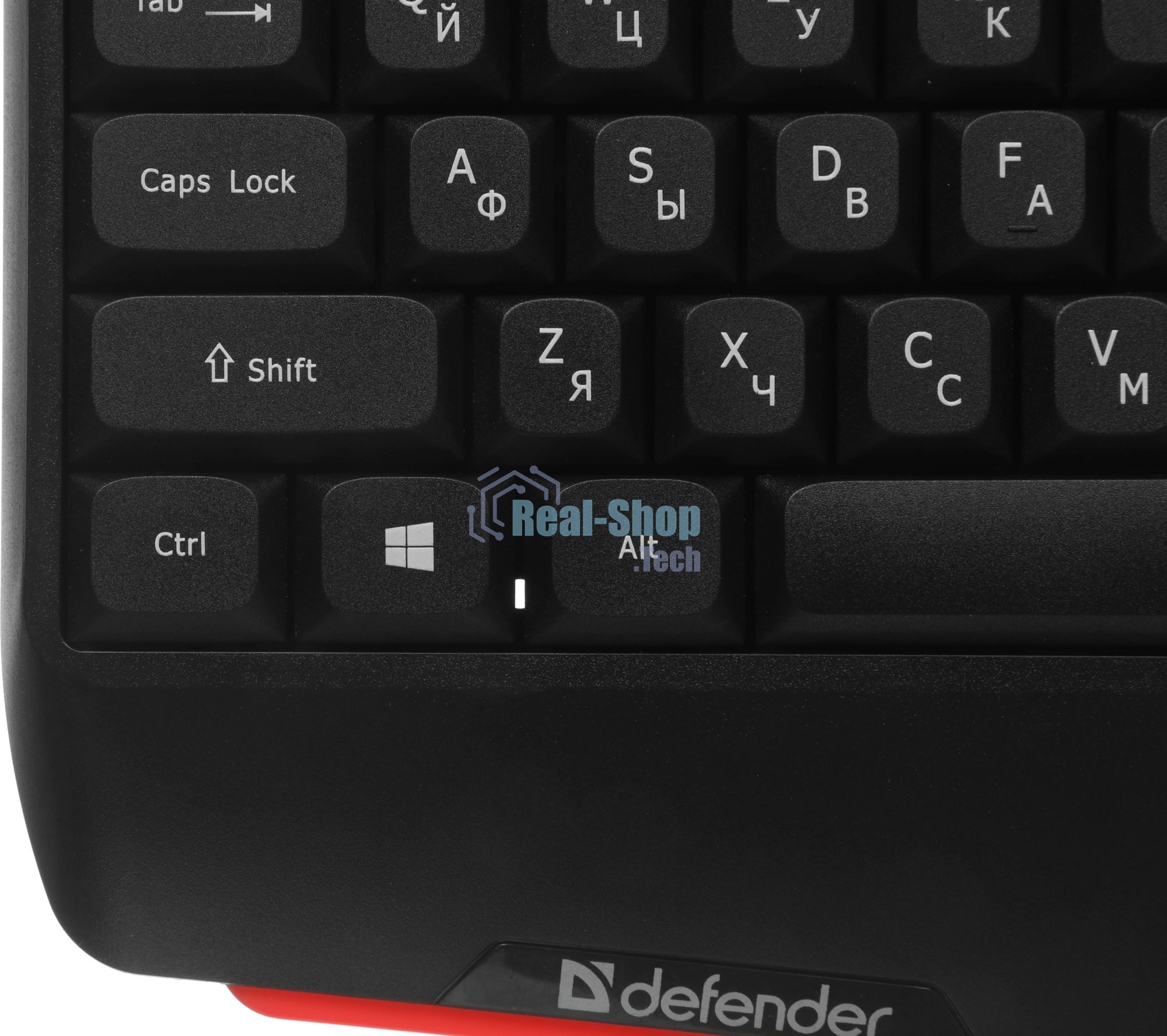 Клавиатура проводная Defender Atom HB-546, USB, черный