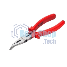 Длинногубцы Matrix Econom, 160 мм, изогнутые шлифованные, пластмассовые рукоятки