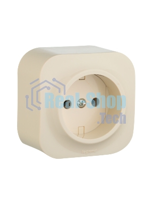 Розетка без заземления без шторок (Слоновая кость) Legrand 782240
