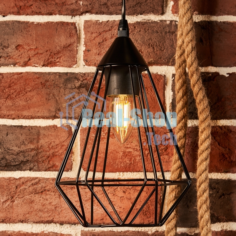 Лампа светодиодная филаментная Rexant Свеча CN35 7.5 Вт 600 Лм 2700K E27 прозрачная колба