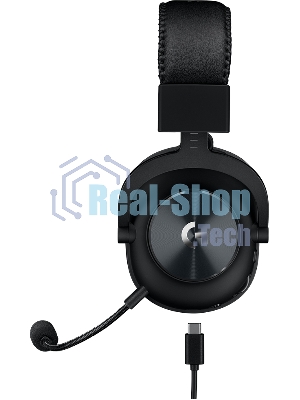 Гарнитура проводная с микрофоном Logitech Pro X LIGHTSPEED черный мониторные BT оголовье (981-000907)