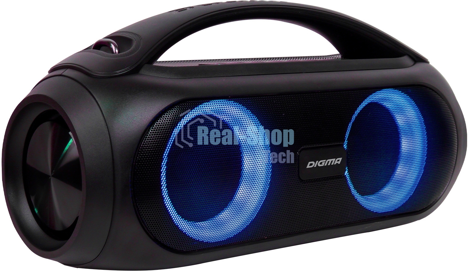 Колонка портатитвная Digma D-PS1530 черный/черный 50W 2.1 BT 10м 3000mAh (SP1530B)