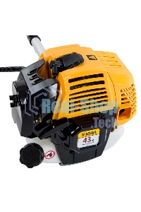 Триммер бензиновый Denzel DR-43S, 43 см3, разъемная штанга, состоит из 2 частей