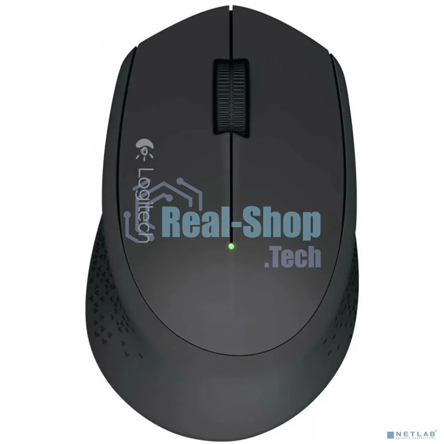Мышь беспроводная Logitech M280 серый, 1000 dpi, радиоканал, USB, кнопки - 3