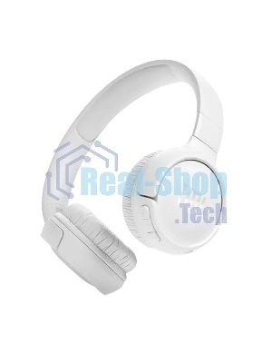 Беспроводные наушники JBL Tune 520BT белый, накладные, Bluetooth, быстрая зарядка, складная конструкция