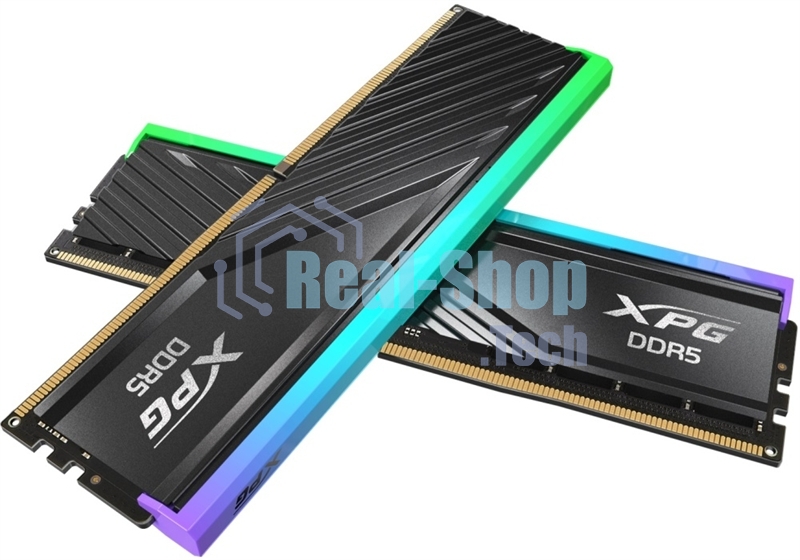 Оперативная память XPG Lancer Blade, DDR5, 32GB (2x16GB), 6400MHz, CL32, DIMM, с радиаторами, RGB, черный