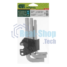 Набор ключей имбусовых Сибртех HEX, 2-12 мм, CrV, 9 шт.