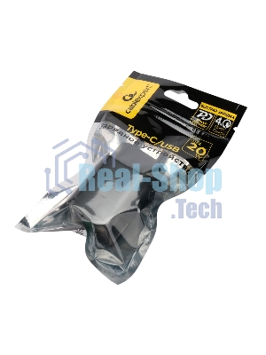 Зарядное устройство Cablexpert MP3A-PC-62, 20Вт GaN, 3А, QC4.0/PD, 1xUSB, 1xType-C, черный, пакет