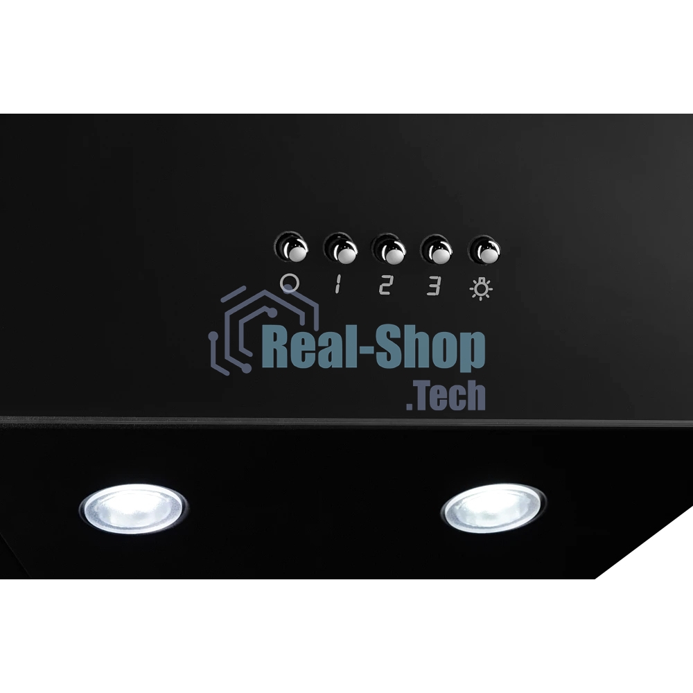 Вытяжка наклонная Monsher Astra 50 Noir черный, 50 см, 1100 куб. м/ч, 53 дБ