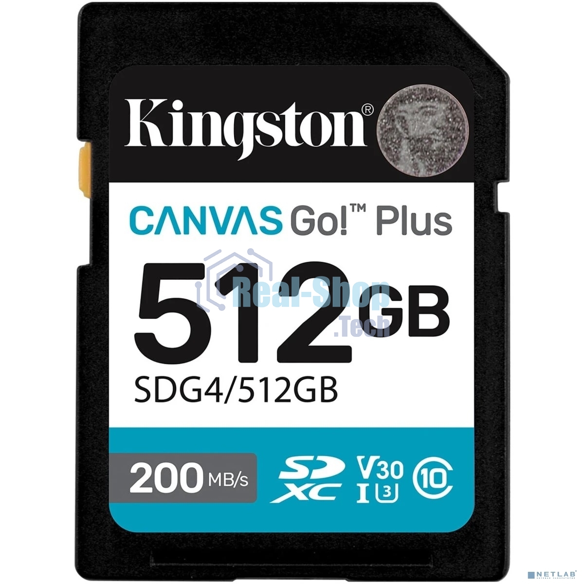 Флеш карта SDXC 512Gb Kingston SDG4/512Gb Canvas Go! Plus w/o adapter
