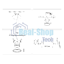 Светильник Ambrella light TN51802 BK черный GX53 max 15W D110*23