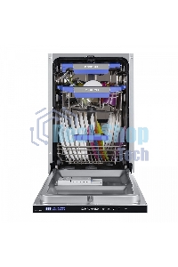 Встраиваемая посудомоечная машина Maunfeld MLP-08IMR, черный, 44.5 см, 10 компл., 47 дБ, класс A++