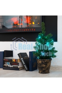 Елочка Neon-night 45 см в пластиковом горшке, Литая