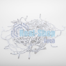 Гирлянда Neon-night Айсикл (бахрома) светодиодный, 2,4х0,6м, эффект мерцания, белый провод, 230 В, диоды БЕЛЫЕ, 88 LED