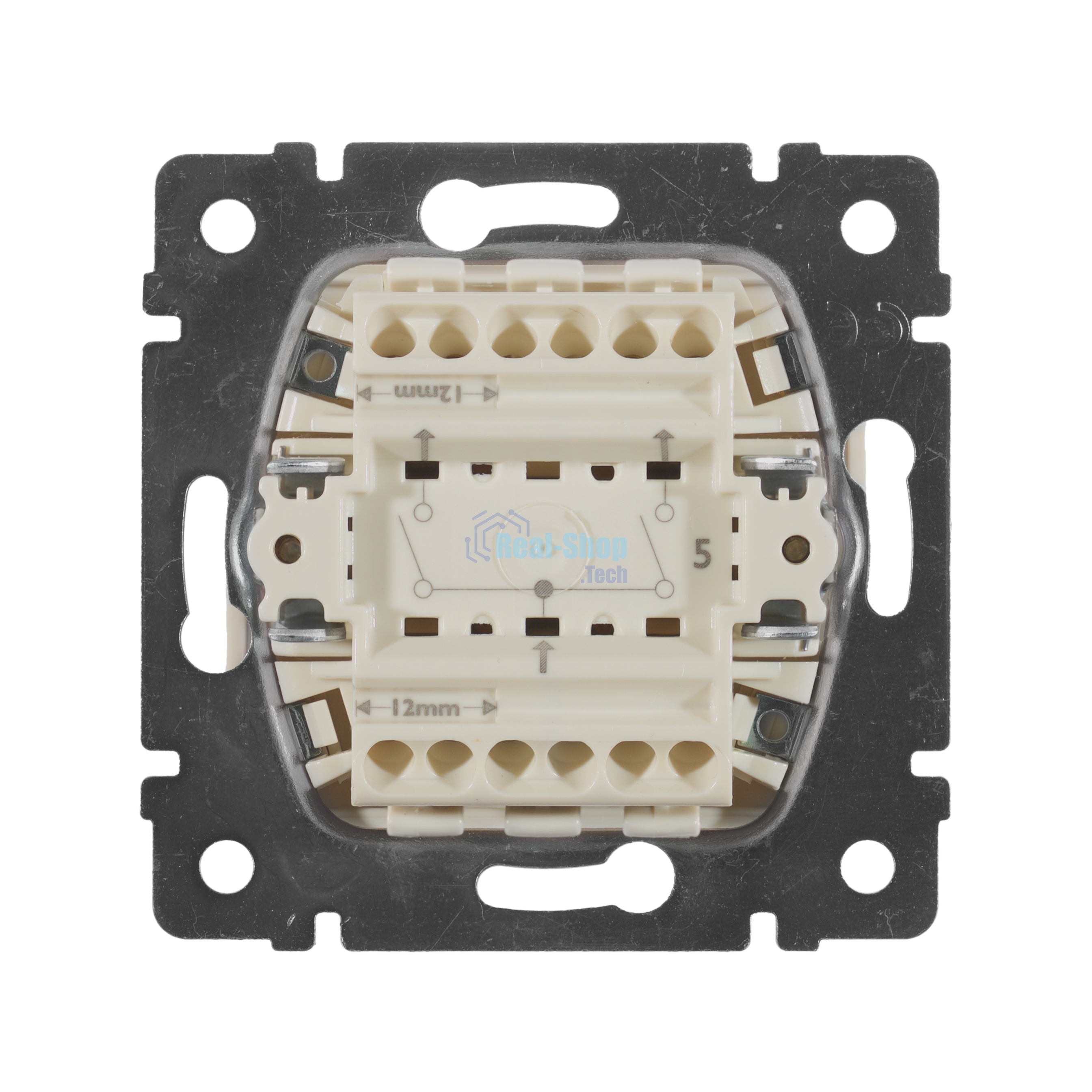 Выключатель Legrand 774305 Valena двухклавишный 10 AX(слоновая кость)