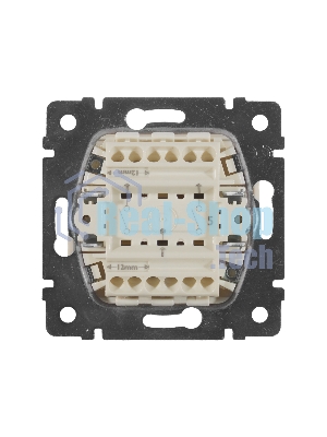 Выключатель Legrand 774305 Valena двухклавишный 10 AX(слоновая кость)
