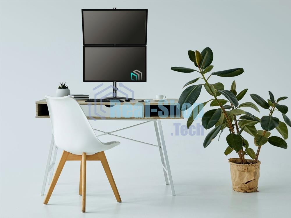 Кронштейн ONKRON D208FS для двух мониторов 13