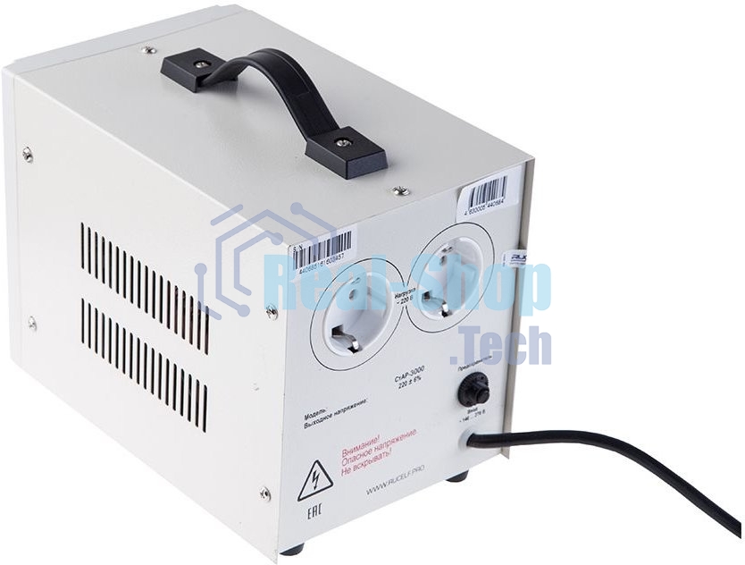 Стабилизатор напряжения Rucelf СтАР-3000 3кВА однофазный белый