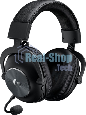 Гарнитура проводная с микрофоном Logitech Pro X LIGHTSPEED черный мониторные BT оголовье (981-000907)