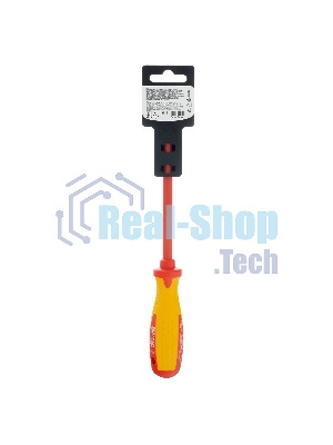Отвертка Matrix Insulated, SL5,5 x 125 мм, CrMo, до 1000 В, двухкомп. рукоятка