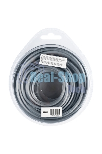 Леска для триммера Denzel армированная алюминием квадратная, 2,7мм х 15м, блистер ALUFLEX