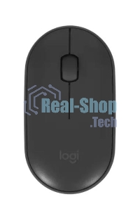 Мышь беспроводная Logitech Pebble M350 графитовый, 1000 dpi, радиоканал, Bluetooth, USB, кнопки - 3
