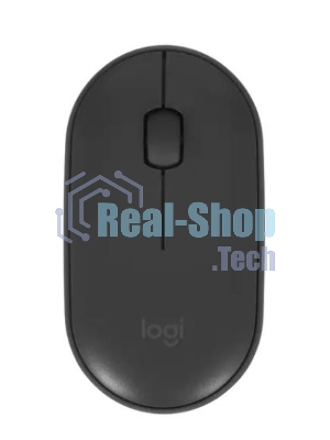 Мышь беспроводная Logitech Pebble M350 графитовый, 1000 dpi, радиоканал, Bluetooth, USB, кнопки - 3
