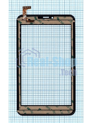 Сенсорное стекло (тачскрин) PXPX070519A041. черное