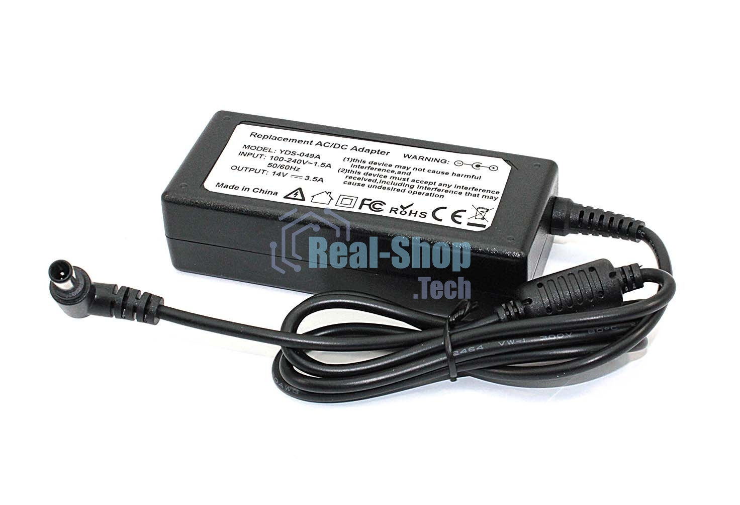 Блок питания (сетевой адаптер) для ноутбуков Samsung 14V 3.5A 6.5x4.4 OEM