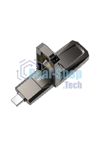 Флешка USB Netac US5 256Gb USB 3.2+TypeC Solid State Flash, up to 550MB/500Mb/s