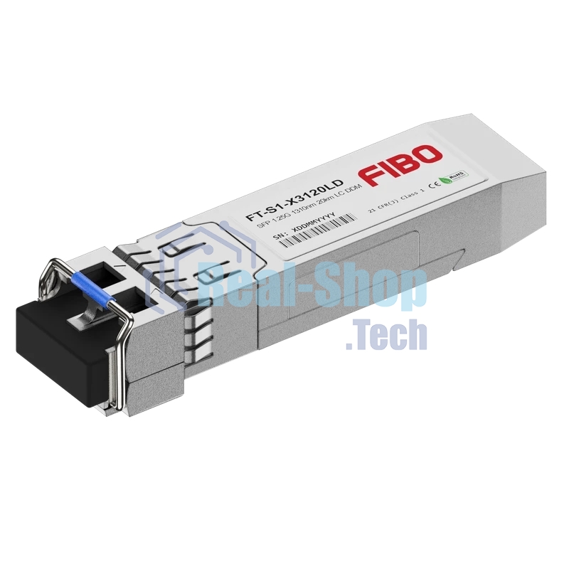 Трансивер FIBO FT-S1-X3120LD SFP модуль, 1.25G, 20 км, TX 1310 нм, DDM, LC
