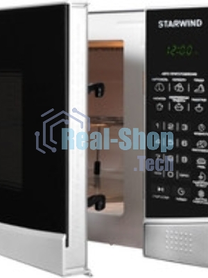 Микроволновая печь Starwind SMW3120 серебристый/черный, 20 л, 700 Вт, переключатели - сенсор