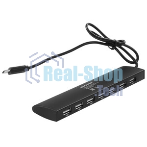 USB-концентратор Digma DHUB-7USB-AC-2.0, USB-C + USB-A, USB 2.0 7 портов, USB