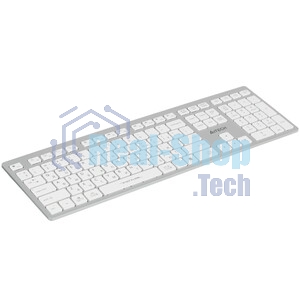 Клавиатура беспроводная A4Tech Fstyler FBX50C, USB, Bluetooth/Радиоканал, серый