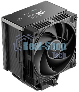 Кулер для процессора DEEPCOOL AK700 DIGITAL WH LGA1851/1700/1200/115X/AM5/AM4 (9шт/кор, TDP 260W, PWM, Fan 120mm, 7 тепл. трубок, Copper Base, белый) RET