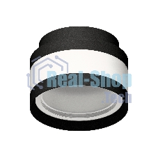 Корпус светильника C8420 SBK/CL черный песок/прозрачный D110*H70mm GX53 Корпус светильника C8420 SBK/CL черный песок/прозрачный D110*H70mm GX53