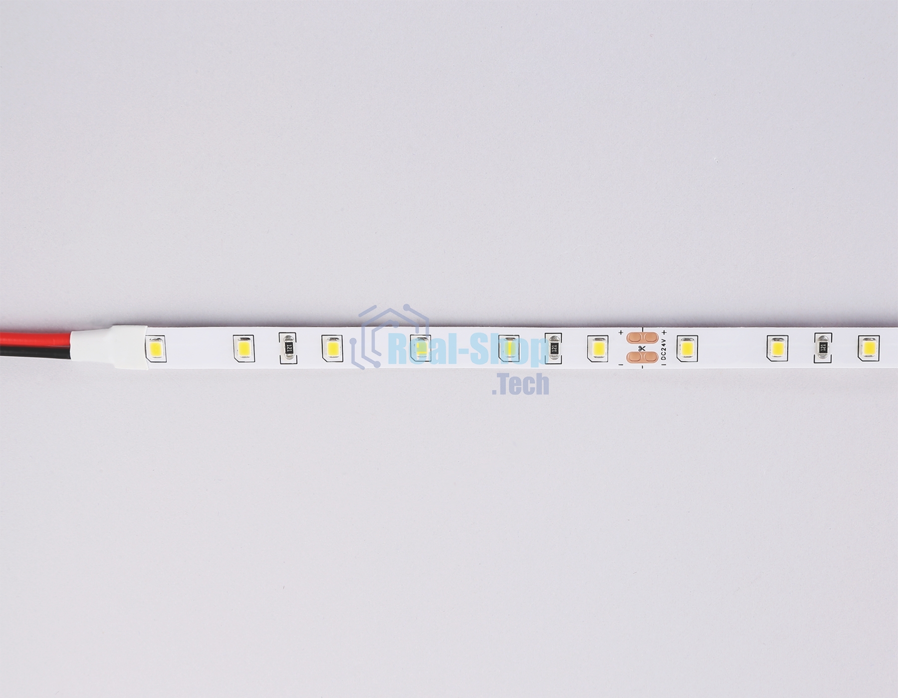 Светодиодная лента Ambrella light GS3001 2835 60Led/ 6W m/ 24V IP20 3000K/ 5000*8*1.2mm (2 конт.)