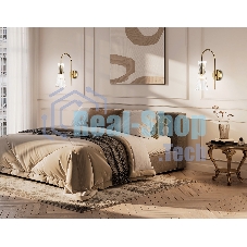 Настенный светильник Ambrella light LH55705 BS/CL латунь/прозрачный E14 max 40W 220*90*300