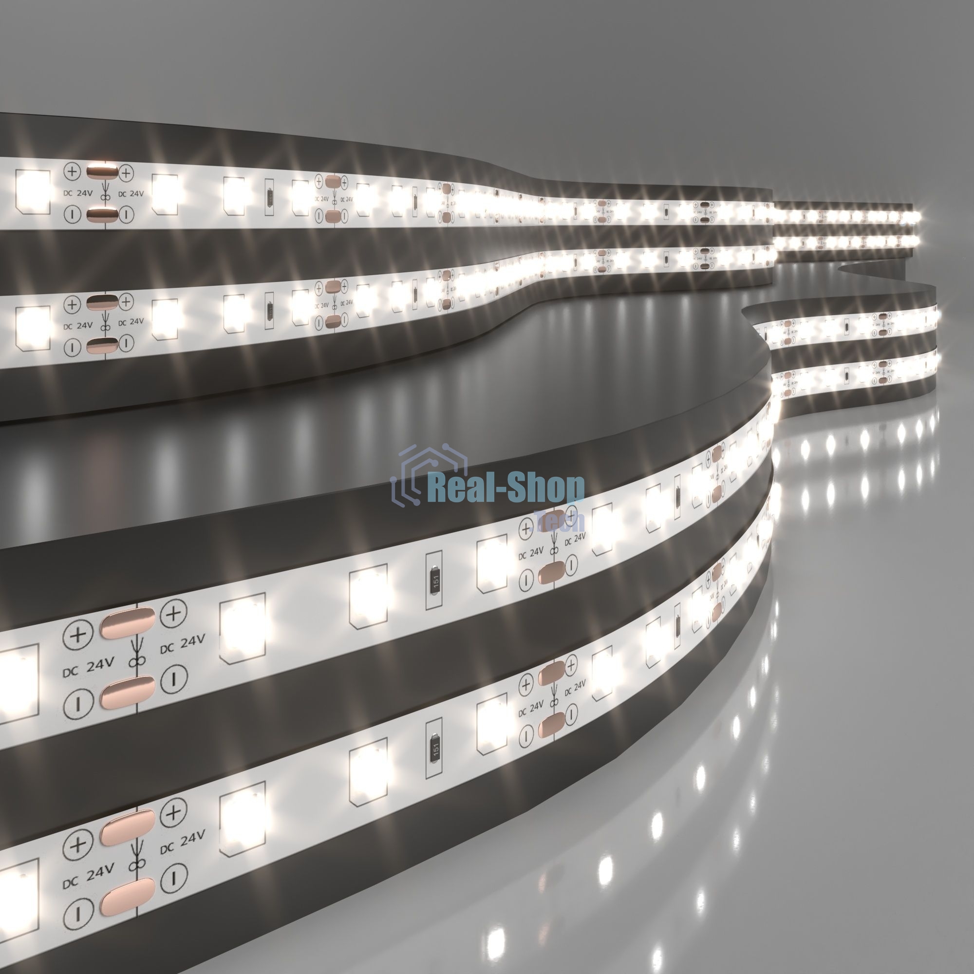 Лента светодиодная 2835 24V 60Led 4,8W IP20 / 60Led 4,8W IP20 4200K дневной белый