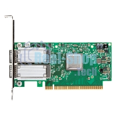 Плата сетевого контроллера MELLANOX ConnectX-5 VPI adapter card, EDR IB (100Gb/s) and 100GbE, dual-port QSFP28, PCIe3.0 x16, tall bracket, ROHS R6