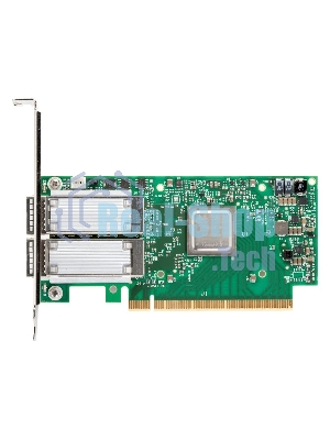 Плата сетевого контроллера MELLANOX ConnectX-5 VPI adapter card, EDR IB (100Gb/s) and 100GbE, dual-port QSFP28, PCIe3.0 x16, tall bracket, ROHS R6